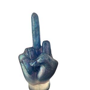 Middle Finger Resin Ring Holder